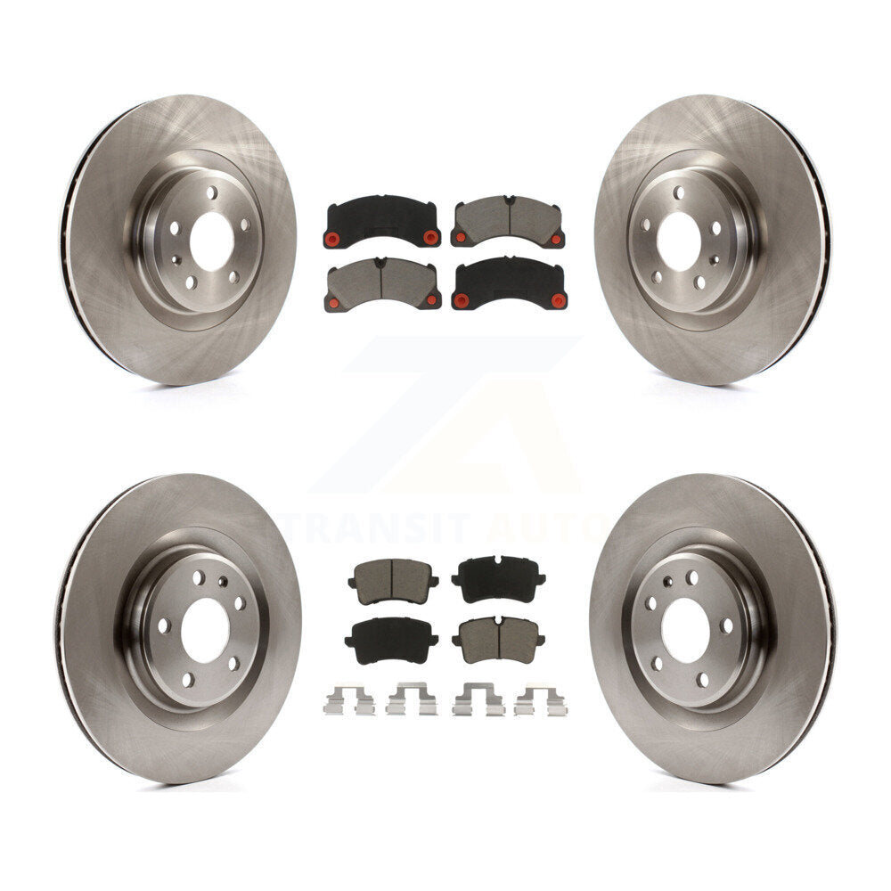 Disc Brake Rotors And Ceramic Pads Front Rear Kit For 2017 Porsche Macan Base