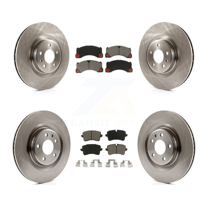 Disc Brake Rotors And Ceramic Pads Front Rear Kit For 2017 Porsche Macan Base