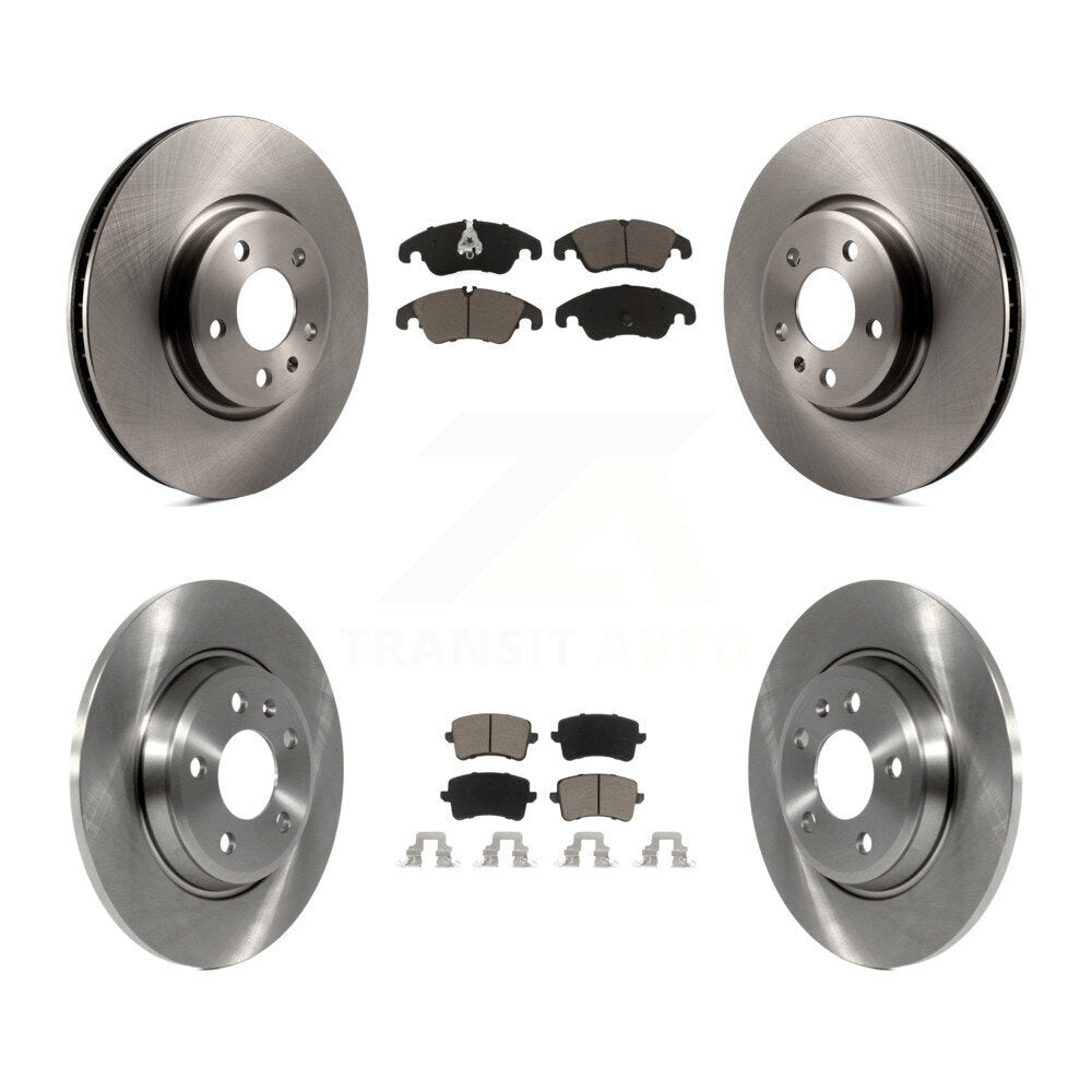 Disc Brake Rotors & Ceramic Pad Front Rear Kit For Audi Q5 A4 Quattro A5 allroad