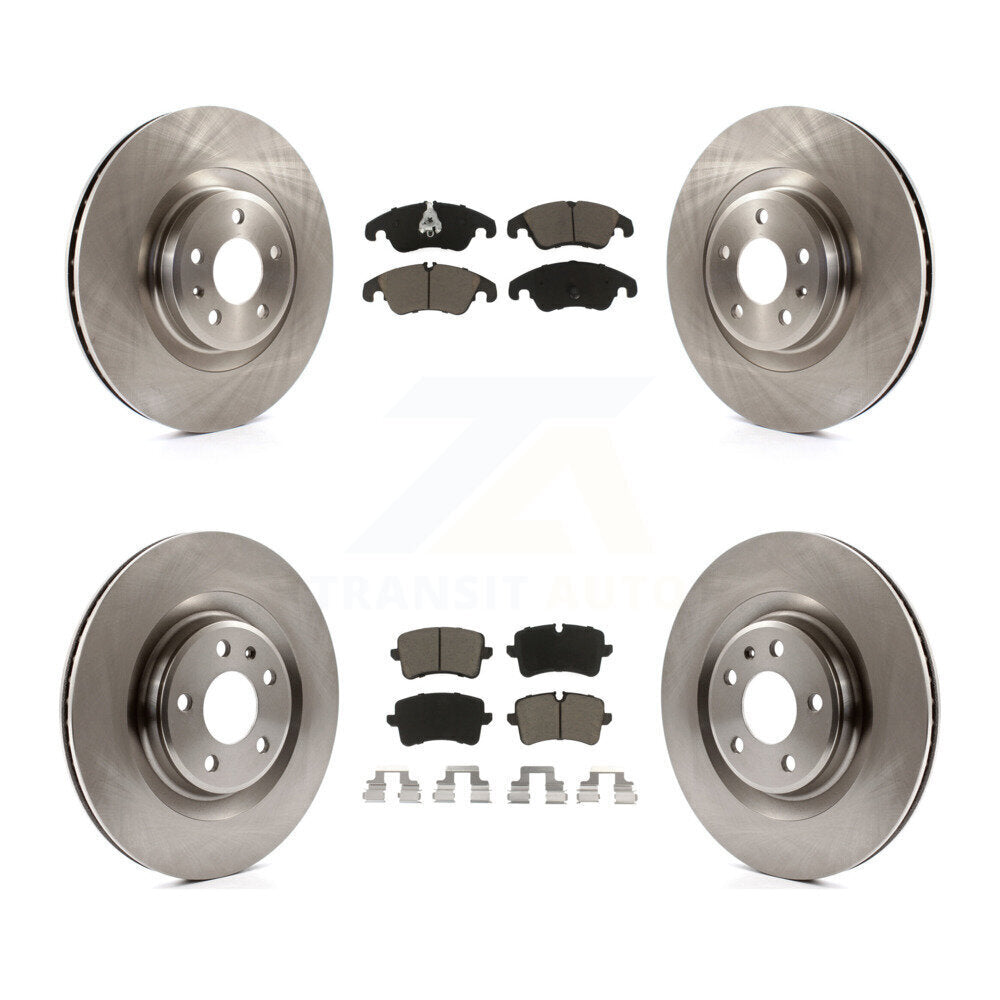 Disc Brake Rotors And Ceramic Pads Front Rear Kit For Audi A6 Quattro A7