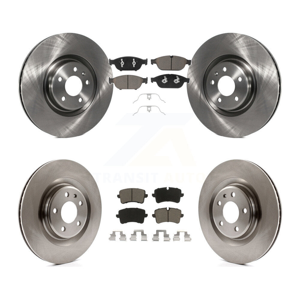 Disc Brake Rotors And Ceramic Pads Front Rear Kit For Audi A6 Quattro A7