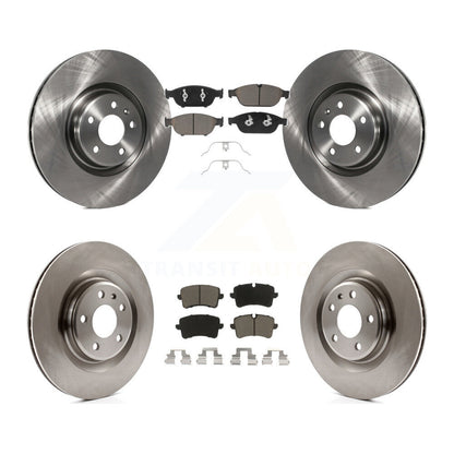 Disc Brake Rotors And Ceramic Pads Front Rear Kit For Audi A6 Quattro A7