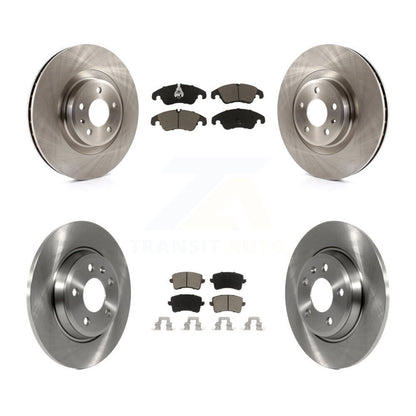 Disc Brake Rotors And Ceramic Pads Front Rear Kit For Audi Q5