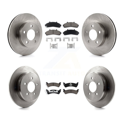 Brake Rotor & Ceramic Pad Front Rear Kit For Ford Explorer AWD 4WD From 01 02