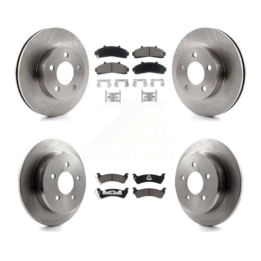 Brake Rotor & Ceramic Pad Front Rear Kit For Ford Explorer AWD 4WD From 01 02