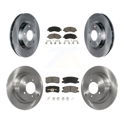 Brake Rotors Ceramic Pad Front Rear Kit For Jeep Mitsubishi Patriot Lancer Dodge