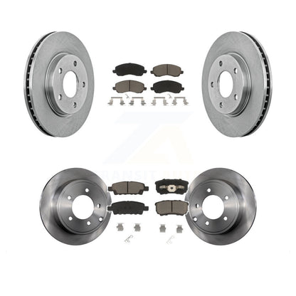 Disc Brake Rotors Ceramic Pad Front Rear Kit For Mitsubishi Lancer Dodge Caliber