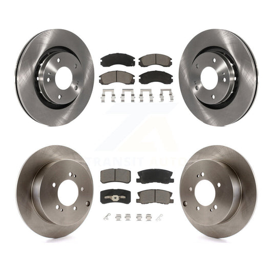 Brake Rotor & Ceramic Pad Front Rear Kit For Mitsubishi Lancer Ralliart To 03 09