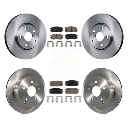 Disc Brake Rotors & Ceramic Pad Front Rear Kit For Chevrolet Equinox GMC Terrain