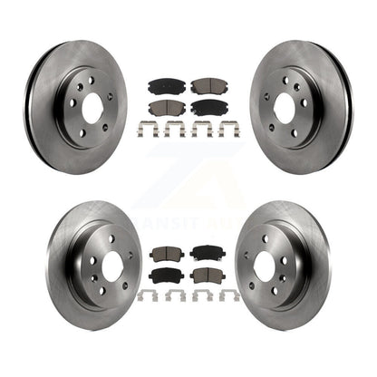 Disc Brake Rotors And Ceramic Pads Front Rear Kit For Chevrolet Malibu Limited