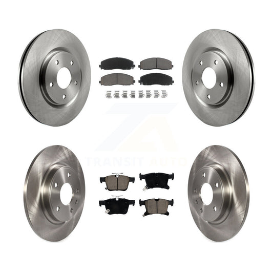 Disc Brake Rotors Ceramic Pad Front Rear Kit For Chrysler Pacifica Grand Caravan
