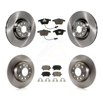 Disc Brake Rotors And Ceramic Pads Front Rear Kit For Volkswagen Passat