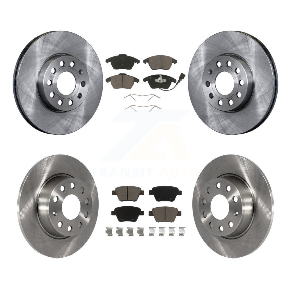Disc Brake Rotors And Ceramic Pads Front Rear Kit For Volkswagen Beetle