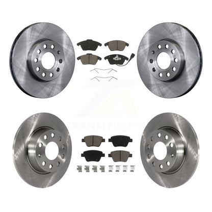 Disc Brake Rotors And Ceramic Pads Front Rear Kit For Volkswagen Beetle