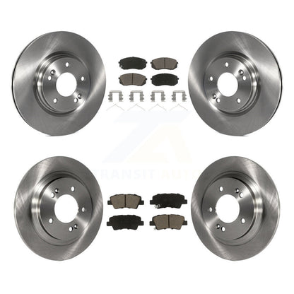 Disc Brake Rotors And Ceramic Pads Front Rear Kit For Kia Optima