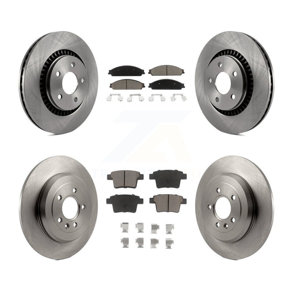 Brake Rotors Ceramic Pad Front Rear Kit For Ford Five Hundred Freestyle Taurus X