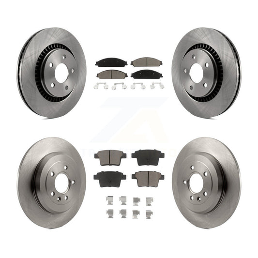 Brake Rotors Ceramic Pad Front Rear Kit For Ford Five Hundred Freestyle Taurus X