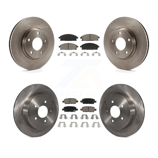 Disc Brake Rotors And Ceramic Pads Front Rear Kit For 2004-2009 Nissan Quest