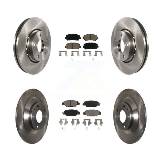 Disc Brake Rotors And Ceramic Pads Front Rear Kit For Mazda CX-5