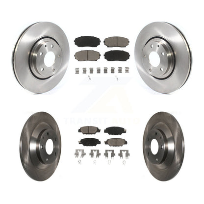 Brake Rotor And Ceramic Pad Front Rear Kit For 2019-2022 Mazda CX-5 Turbocharged