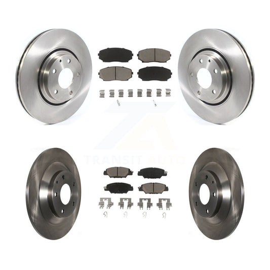 Brake Rotor And Ceramic Pad Front Rear Kit For 2019-2022 Mazda CX-5 Turbocharged