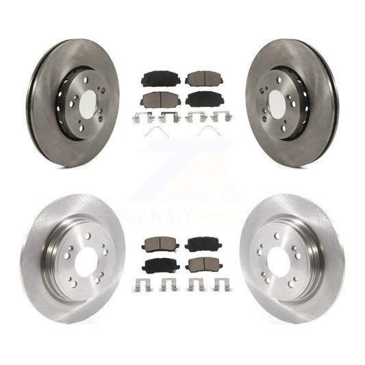 Disc Brake Rotors And Ceramic Pads Front Rear Kit For Acura RLX