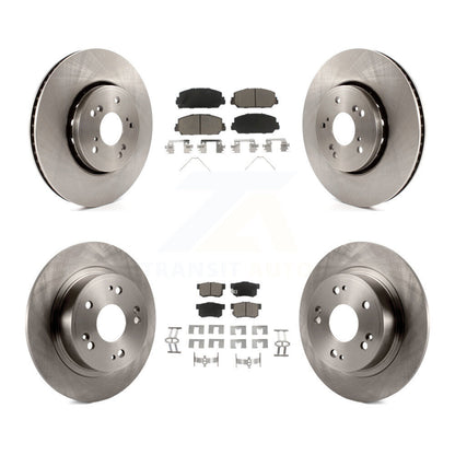Disc Brake Rotors And Ceramic Pads Front Rear Kit For 2016 Acura ILX
