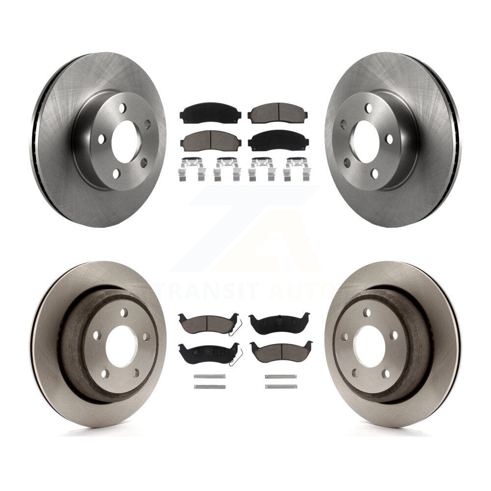 Disc Brake Rotors And Ceramic Pads Front Rear Kit For Ford Ranger Mazda B4000