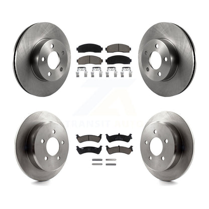 Disc Brake Rotor And Ceramic Pad Front Rear Kit For 2001 Ford Explorer Sport 4WD