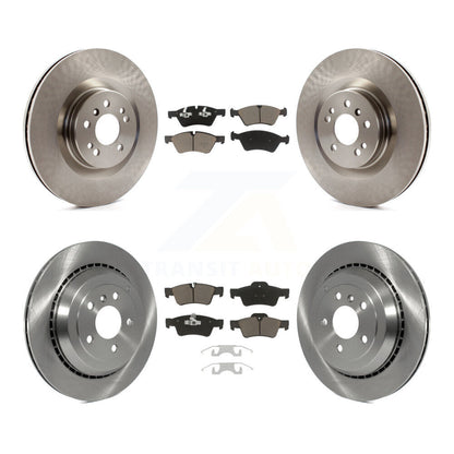 Brake Rotor Ceramic Pad Front Rear Kit For Mercedes-Benz ML350 GL350 GL320 GL450