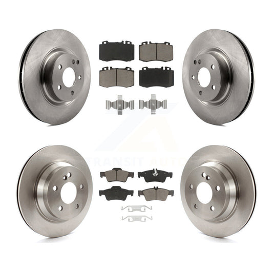 Disc Brake Rotor Ceramic Pad Front Rear Kit For Mercedes-Benz CLS550 CLS500 E550