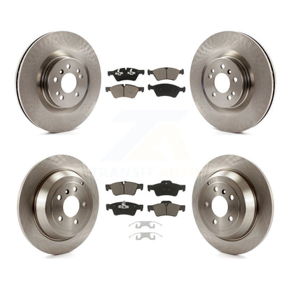 Disc Brake Rotors And Ceramic Pads Front Rear Kit For Mercedes-Benz ML320