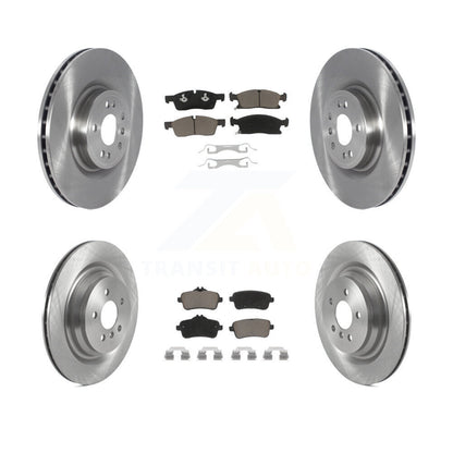 Disc Brake Rotor Ceramic Pad Front Rear Kit For Mercedes-Benz GL350 GLS450 GL450