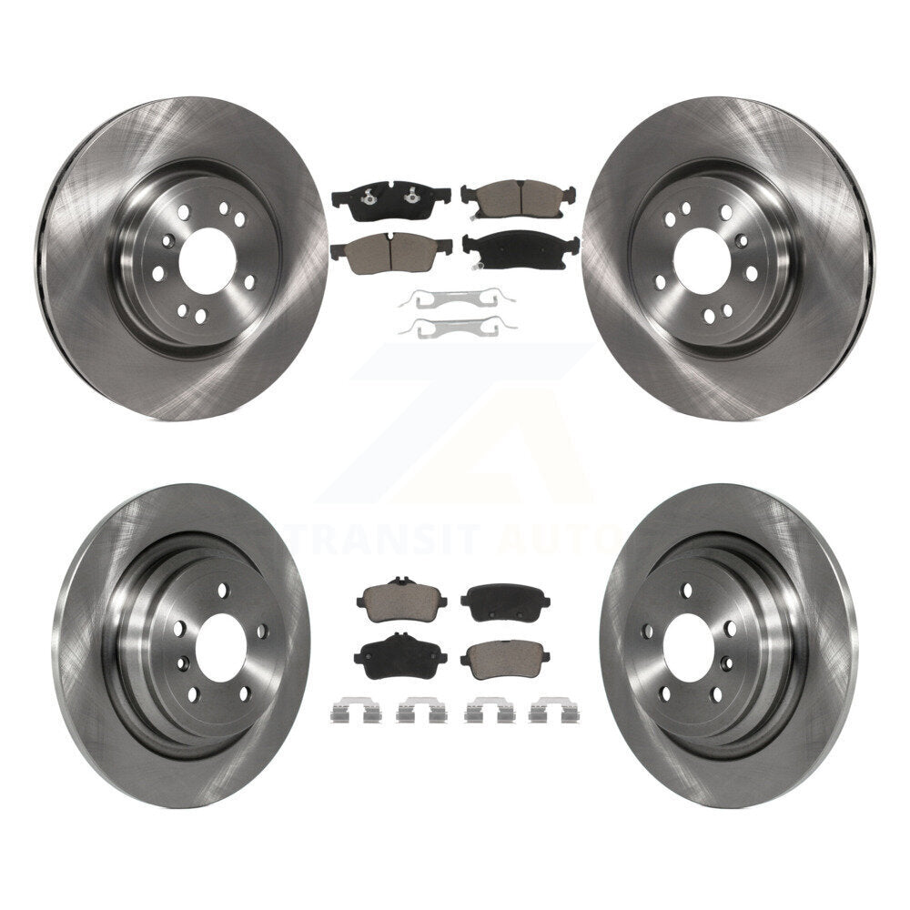 Disc Brake Rotor Ceramic Pad Front Rear Kit For Mercedes-Benz ML350 GLE350 ML250