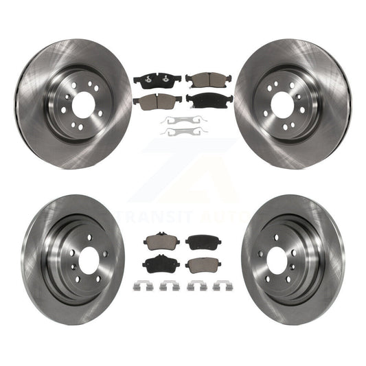 Disc Brake Rotor Ceramic Pad Front Rear Kit For Mercedes-Benz ML350 GLE350 ML250