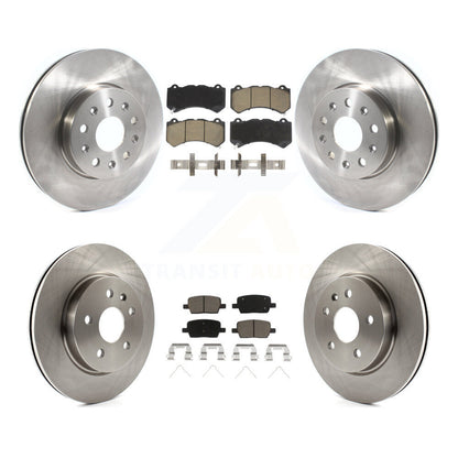 Disc Brake Rotors And Ceramic Pads Front Rear Kit For Chevrolet Camaro LT LS