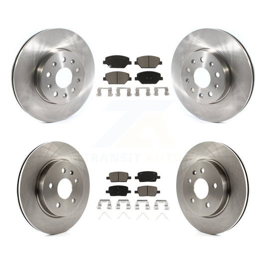Disc Brake Rotors And Ceramic Pads Front Rear Kit For Chevrolet Camaro