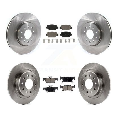 Disc Brake Rotors And Ceramic Pads Front Rear Kit For Buick Envision