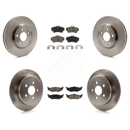 Disc Brake Rotor & Ceramic Pad Front Rear Kit For Chrysler PT Cruiser Dodge Neon