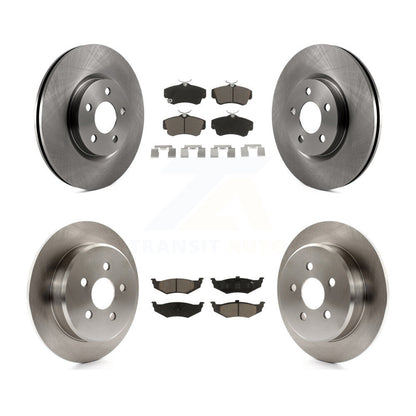 Disc Brake Rotors And Ceramic Pads Front Rear Kit For Chrysler PT Cruiser