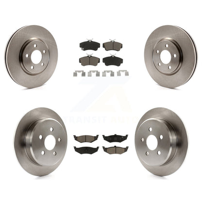 Brake Rotor Ceramic Pad Front Rear Kit For 2007 Chrysler PT Cruiser Turbocharged
