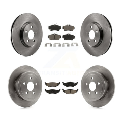 Disc Brake Rotors And Ceramic Pads Front Rear Kit For Chrysler PT Cruiser