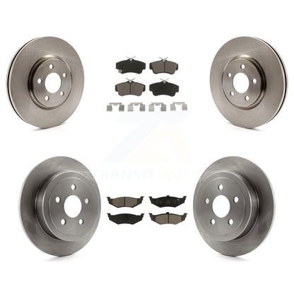 Disc Brake Rotor Ceramic Pad Front Rear Kit For Chrysler PT Cruiser Turbocharged
