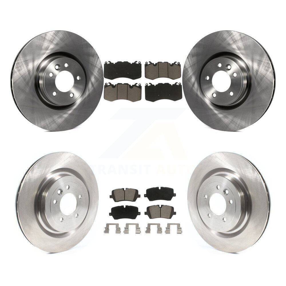 Disc Brake Rotors And Ceramic Pads Front Rear Kit For Land Rover Range Sport