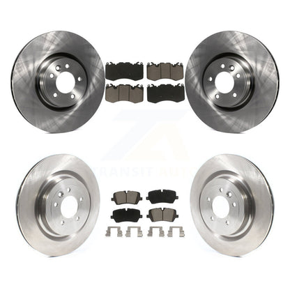 Disc Brake Rotors And Ceramic Pads Front Rear Kit For Land Rover Range Sport