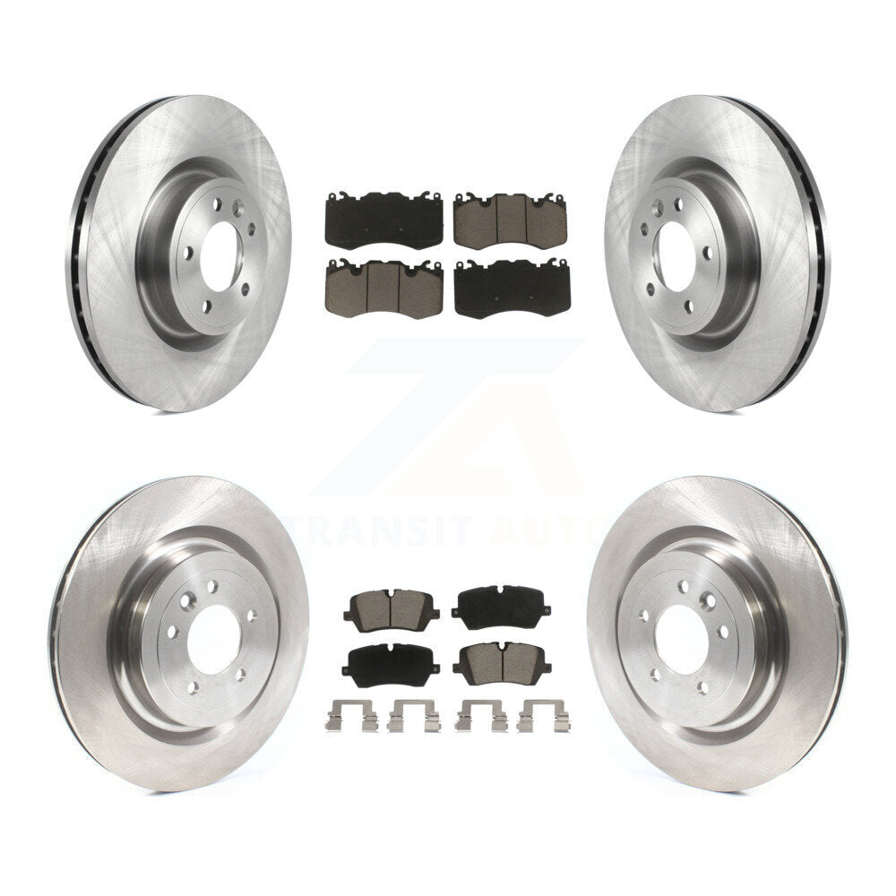 Disc Brake Rotors And Ceramic Pads Front Rear Kit For Land Rover Range Sport