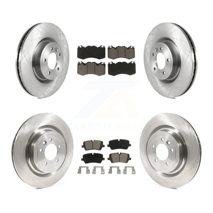 Disc Brake Rotors And Ceramic Pads Front Rear Kit For Land Rover Range Sport
