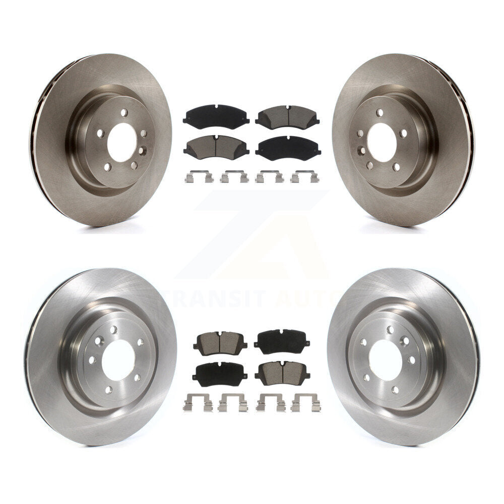 Disc Brake Rotor Ceramic Pad Front Rear Kit For Land Rover Range Sport Discovery