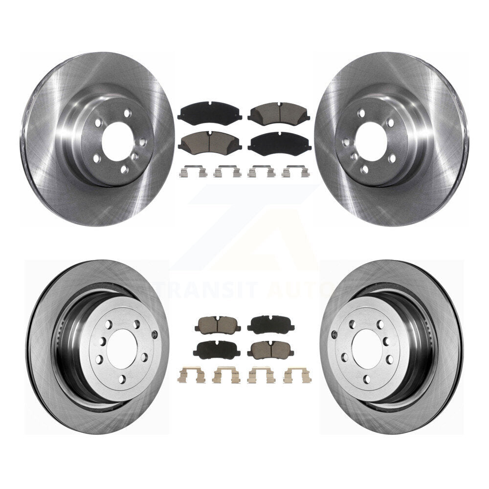 Brake Rotors Ceramic Pad Front Rear Kit For Land Rover Range Naturally Aspirated