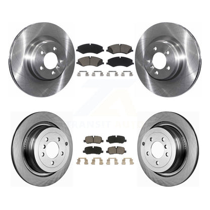 Brake Rotors Ceramic Pad Front Rear Kit For Land Rover Range Naturally Aspirated